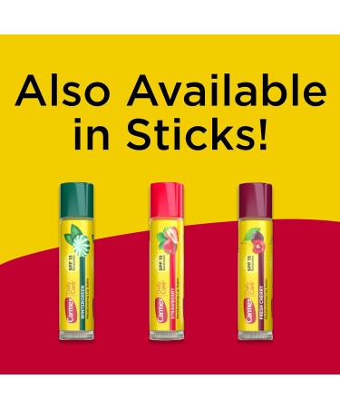 Carmex Daily Care Moisturizing Lip Balm Pack Lip Balm With Sunscreen in Fresh Cherry Strawberry and Wintergreen -0.35 Ounce (Pack of 3) 1 - Buy Online on GoSupps.com