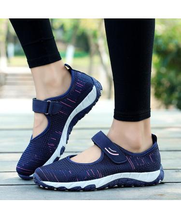 Neuropathy Shoes for Women - Easy On Extra Wide & Adjustable Diabetic Walking Shoes (Size 7.5 Grey - Buy Online on GoSupps.com