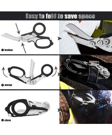 Multifunctional Rescue Emergency Scissors for Medical Professionals Foldable Multi-Use Design for Rescue Workers | International Shipping Available - Buy Online on GoSupps.com
