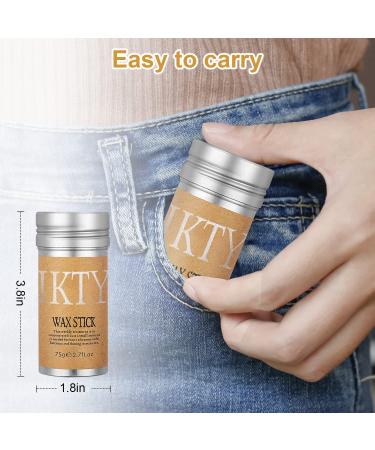 Hicream Hair Wax Stick - 2PCS x 2.7 Oz Flyaway Hair Tamer for Smoothing & Frizz Control - Buy Online on GoSupps.com