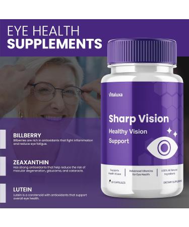 (5 Pack) Sharp Vision Eye Supplement Sharpe Vision Capsules for Advanced Healthy Eyesight Retina Support Formula SharpVision Pills Clear Eyes Sharper Vision Improvement Vitamins Formula (300 Ct) - Buy Online on GoSupps.com