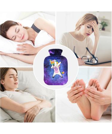 Hot Water Bottle 2L with Cover | Galaxy Unicorn Design for Pain Relief & Winter Warmth - Buy Online on GoSupps.com