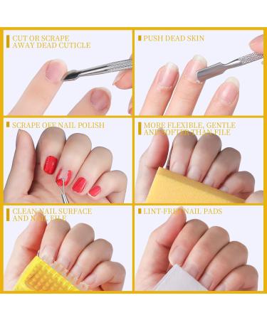 Teenitor Cuticle Remover Kit - Complete Nail Care Set with Cuticle Oil File Buffer & Pusher | Milk & Honey | International Shipping - Buy Online on GoSupps.com