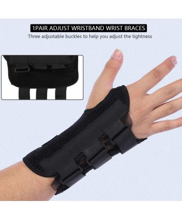 Oceanside Adjustable Wrist Brace Support 1 Pair Steel Sport Wristband for Sprains & Fractures | International Shipping Available - Buy Online on GoSupps.com