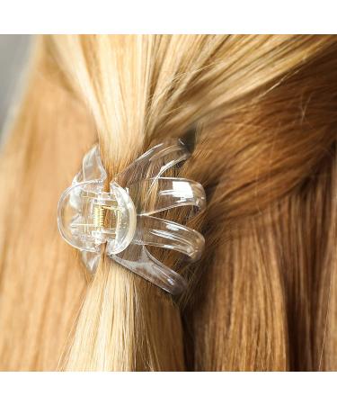 4 Pack Octopus Hair Clips for Thick Long Hair - No Slip Grip (Clear, 8.5 cm) - Buy Online on GoSupps.com