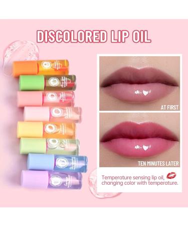 Color Changing Lip Balm 7Pcs Lipstick Kit Christmas Gifts for Women Stocking Stuffers Small Holiday Gifts for Friends Family Coworkers Party Favors - Buy Online on GoSupps.com