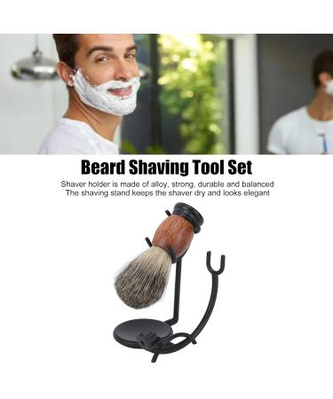 Premium Beard Shaving Set - Stainless Steel Holder Brush Razor Soap & Sharpening Cloth | International Shipping Available - Buy Online on GoSupps.com