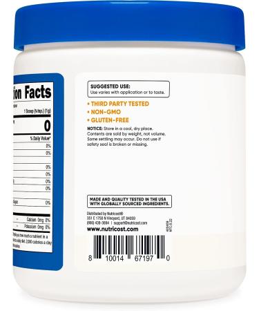 Nutricost Malic Acid Powder 1LB - Gluten Free Non-GMO - 454g (16oz) - Pure and High-Quality Formula - Buy Online on GoSupps.com