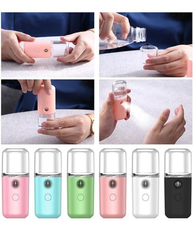Daily Makeup Skin Care Eyelash Extensions Handy Mini USB Rechargeable Mist Sprayer 30ml Visual Water Tank Moisturizing Hydrating for Face (F One Size) F One Size - Buy Online on GoSupps.com