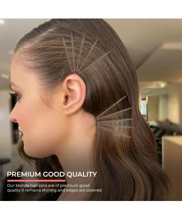 Enselling Hair Grips Pack of 50-5.5cm - Crimped Blonde Bobby Pins for Women Girls and Hairdressing Salons -Perfect for Thick Thin & Curly Hair Styling (Brown) - Buy Online on GoSupps.com