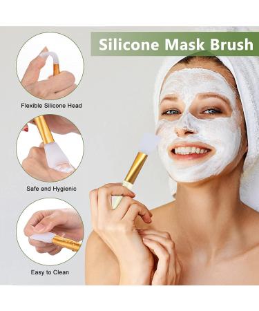 Jade Roller Set & Gua Sha Stone Massage - Natural Anti-Aging Face Tools & Mask Brushes for Radiant Skin - Buy Online on GoSupps.com