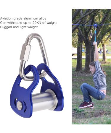 Vgeby Outdoor Sport Pulley | Aluminum Alloy Zipline Pulley for Obstacle Course Training - Indoor & Outdoor Use - Buy Online on GoSupps.com