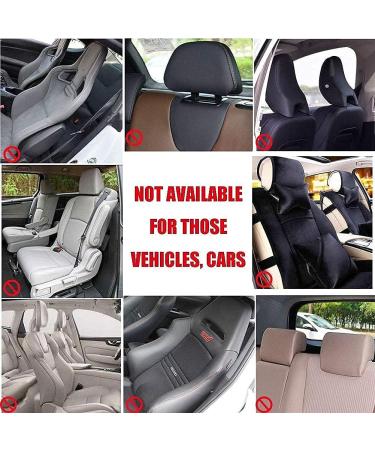 LATIT Car Seat Headrest Pillow - Premium Detachable Head Neck Support for Travel - Black (UPGRADE) - Buy Online on GoSupps.com