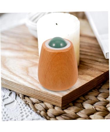 Collbath Jade Roller & Wooden Handle Face Massage Tool - Ultimate Skin Care Accessory for Radiant Glow - Buy Online on GoSupps.com