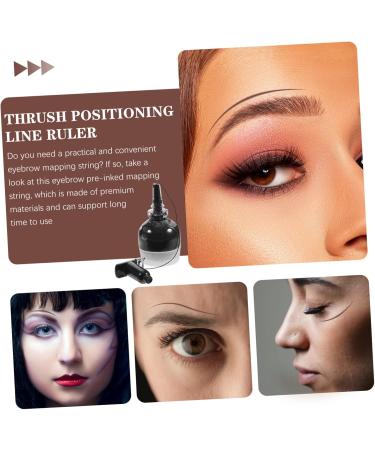 Ipetboom 5pcs String Ink Line Box Ink Line Ruler Eyebrow Positioning Tool Mee Eyebrow Line Draw a Line Vial - Buy Online on GoSupps.com