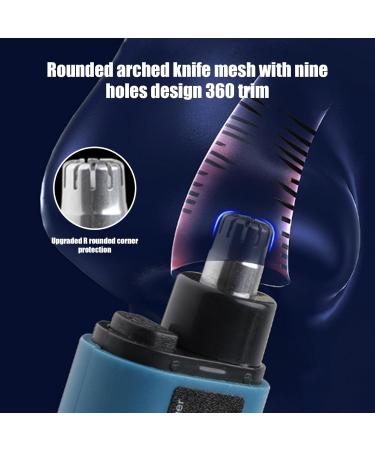 Portable Rechargeable Nose Hair Trimmer for Men - Safe & Painless Electric Trimmer with Type-C 6000RPM Dust Cover - Buy Online on GoSupps.com