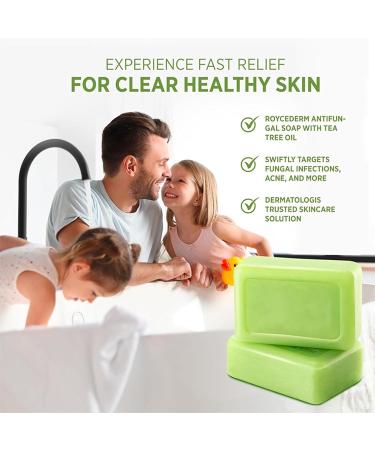 Tea Tree Oil Soap Bar Relief Soap Bar for Skin Deep Pore Cleansing Gentle Exfoliation for HealthySkin PlantBased Formula for Face & Body Suitable for All Skin 3 - Buy Online on GoSupps.com