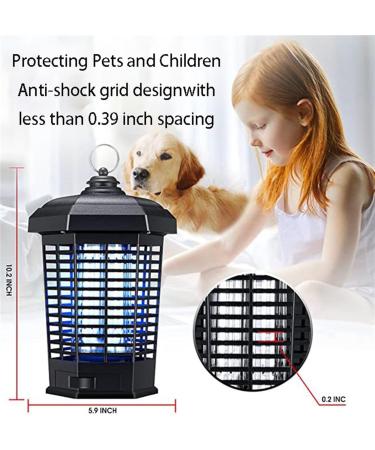 Outdoor Waterproof Electric Mosquito Lamp Indoor Mosquito Trap with 20W Powerful Bulb Waterproof Fly Exterminator Household Electric Mosquito Exterminator Backyard Patio - Buy Online on GoSupps.com
