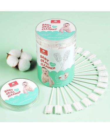 Baby Tongue Cleaner & Newborn Toothbrush - 48 Disposable Infant Toothbrushes for Oral Cleaning, 0-36 Month Baby Dental Care - Buy Online on GoSupps.com