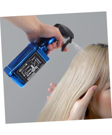 Beauty Electroplating Retro Watering Bottle - Plastic Spray Bottle for Hair Barbershop & Essential Oils - Continuous Spray Kettle - 6.5x6.5x23.5cm Blue - Buy Online on GoSupps.com