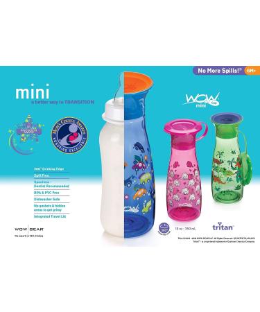 WOW CUP MINI 360 Sippy Cup Green 12 oz / 350 ml - Leak-proof Toddler Drinking Cup - Buy Online on GoSupps.com