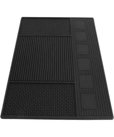 Barber Organized Mat Prevent Slip Silicone Barbershop Work Station Pad for Clippers Scissors Large Size and Temperature Resistant - Buy Online on GoSupps.com