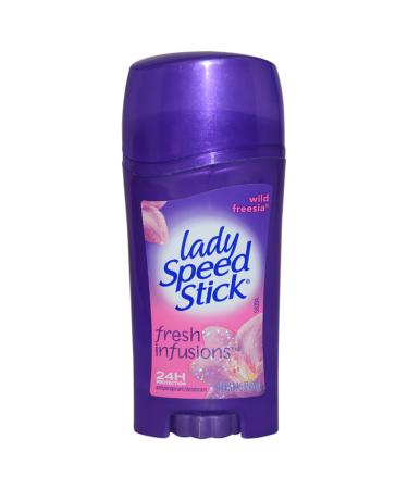 Lady Speed Stick Invisible Dry Power Antiperspirant/Deodorant Wild Freesia 2.3 Ounce (Pack of 6)