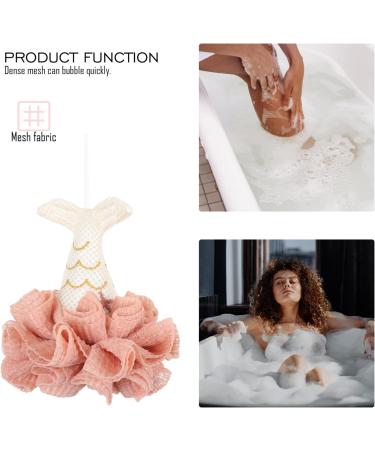 Buy FRCOLOR Mermaid Bath Ball - Exfoliating Shower Pouf Sponge for Deep Cleansing & Relaxation | International Shipping Available - Buy Online on GoSupps.com