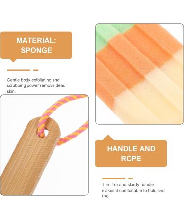 MILISTEN 3Pcs Ice Cream Body Sponge Scrubber - Exfoliating Shower Puffs with Hanging Rope - Fun Bath Accessories for All Skin Types - Buy Online on GoSupps.com