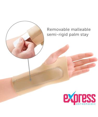 Medically Approved Neoprene Wrist Support Splint - Small Size (12-15cm) - Right Hand - Express Orthopaedic for Carpal Tunnel, RSI, Arthritis - Buy Online on GoSupps.com