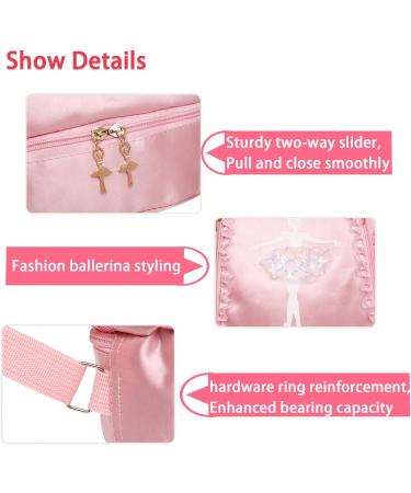 Yitengteng Ballet Dance Backpack with Shoe Compartment - Pink Little Girls Ballerina Bag for Gymnastics, Latin Dance, Yoga, Tap Dance, Jazz - Toddler Dance Storage Bag - Buy Online on GoSupps.com