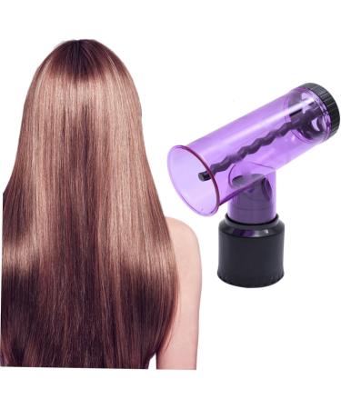 Ipetboom Hair Dryer Nozzle Hair Roller Dryer Mouth Cover Curly Hair Tools Curlers Tornado 18*8.5cm Purple - Buy Online on GoSupps.com