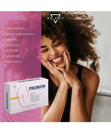 Balance Nutrition Vaginal Probiotics - Lactic Acid Bacteria Supplements for Optimal Vaginal Flora | Prebiotics | 30 Capsules - Buy Online on GoSupps.com