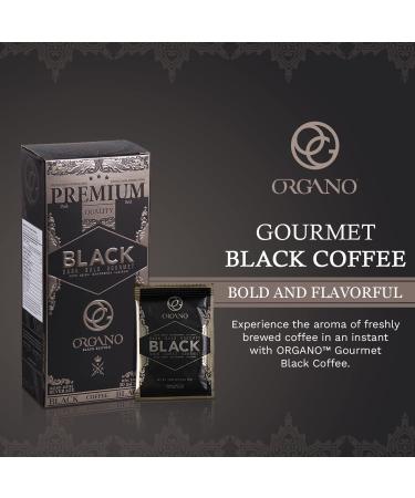 4 Boxes ORGANO Premium Black Coffee 100% Certified Ganoderma Lucidum (120 Sachets) - Buy Online on GoSupps.com