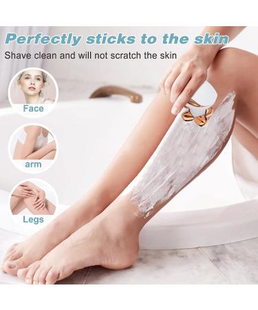 Women's Electric Razor: Facial & Body Hair Removal Shaver for Legs, Face, Bikini - Wet/Dry, Cordless, Painless - White - Buy Online on GoSupps.com