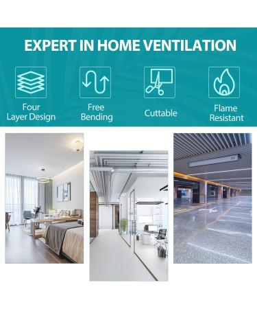 HG Power Exhaust Hose 125mm - 5m Flexible PVC Aluminum Ventilation Tube | Sound Insulated Heat Resistant Exhaust Air Duct - Buy Online on GoSupps.com