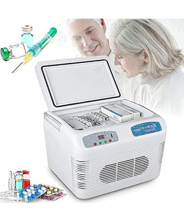 Portable Insulin Cooler Box Car Small Refrigerator 360x280x30mm 8Hour Insulin Refrigerated Box 2-8 Thermostat Drug Reefer Car Home Travel Camping Picnic
