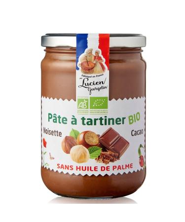 L'ouCIEN GEORGELIN P te Tartiner Bio Noisettes et Cacao Go t Riche et Onctueux (Pot 600g) - Lot de 3 - vendu par Lot