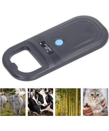 Portable Pet ID Microchip Reader | 134.2kHz Black Rechargeable Animal Chip Scanner | Pet Tag Scanner for Global Shipping - Buy Online on GoSupps.com