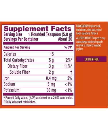 Metamucil 14-Day Cleanse - Sugar-Free Psyllium Husk Fiber Supplement - Citrus (30 Servings) - Buy Online on GoSupps.com