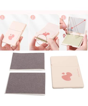 BLSYHDH Oil Blotting Tissue with Mirror Facial Oil Absorbent Tissue for Women Portable Oil Blotting Tissue Face Oil Removal Lightweight Comfortable Suitable for Parties Office Activities - Buy Online on GoSupps.com