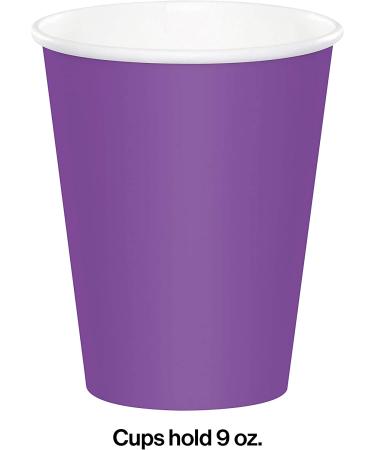 Creative Converting Amethyst Paper Cup - 24 Count, Purple (Pack of 1) - Buy Online on GoSupps.com