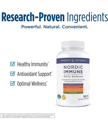 Buy Nordic Naturals Immune Daily Defense 90 Soft Gels - Boost Your Immunity - Buy Online on GoSupps.com