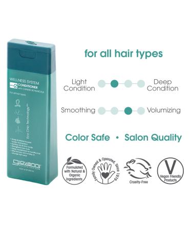 Giovanni Wellness System Conditioner Step 2 â€“ 8.5 fl oz | Nourish & Hydrate Your Hair - Buy Online on GoSupps.com