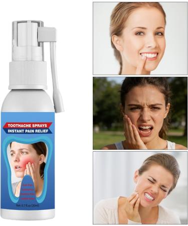 Dental Relief Spray | 20ml Gentle Soothing and Long-Lasting - Dry Mouth Refreshing Spray - For Travel Home Parties Office After Meals Men and Women - Buy Online on GoSupps.com