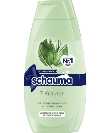 Schauma Schwarzkopf Schauma Shampoo 7 Herbs (2 400 ml) Shampoo for Normal to Oily Hair Quickly