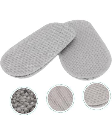 Heightening Insoles for Men & Women - Gel Heel Lift Cushions with Arch Support | Increase Height & Comfort - 11.8x6.5CM Grey - Buy Online on GoSupps.com