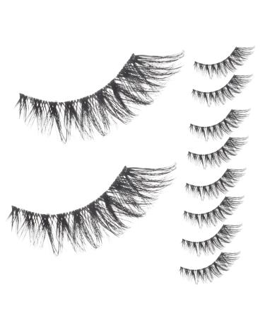 FRCOLOR 5 Pairs fake eyelashes false lashes bulk lash strips eye lashes eyelash strips makeup lash false eyelash lash bulk eye lash strip lashes bulk fox artificial fiber cosmetics make up