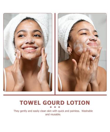 11Pcs Exfoliating Face Loofah Sponge Set - Facial Cleansing Scrubber & Bath Pads for Spa & Shower - Buy Online on GoSupps.com