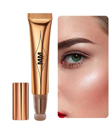 WOBBLO Beauty Blush | Contour Beauty Bar with Applicator Cushion Waterproof Body Facial Makeup Product for Women and Girls 01 Contour